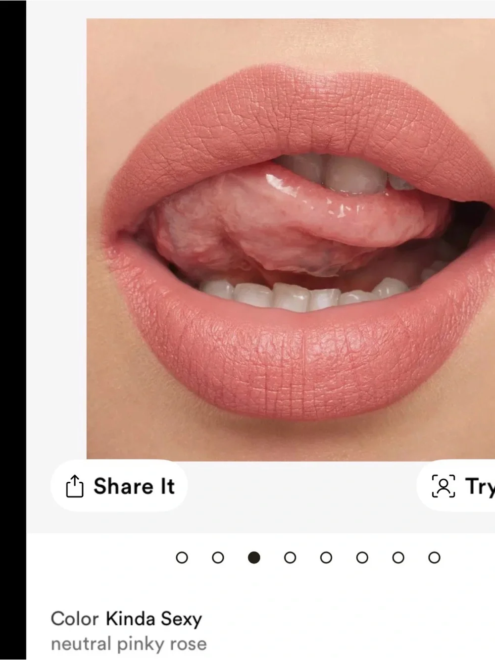 MAC Neutral Pinky Rose Matte Lipstick - Kinda Sexy